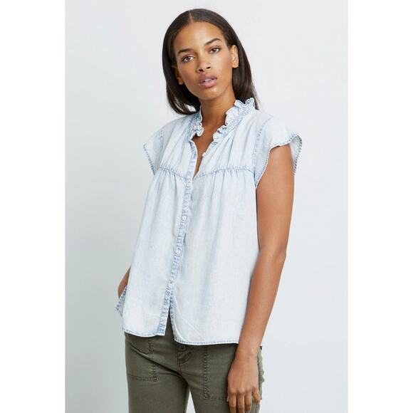 Rails Ruthie Top Light Acid Wash Size Medium - Picture 13 of 14